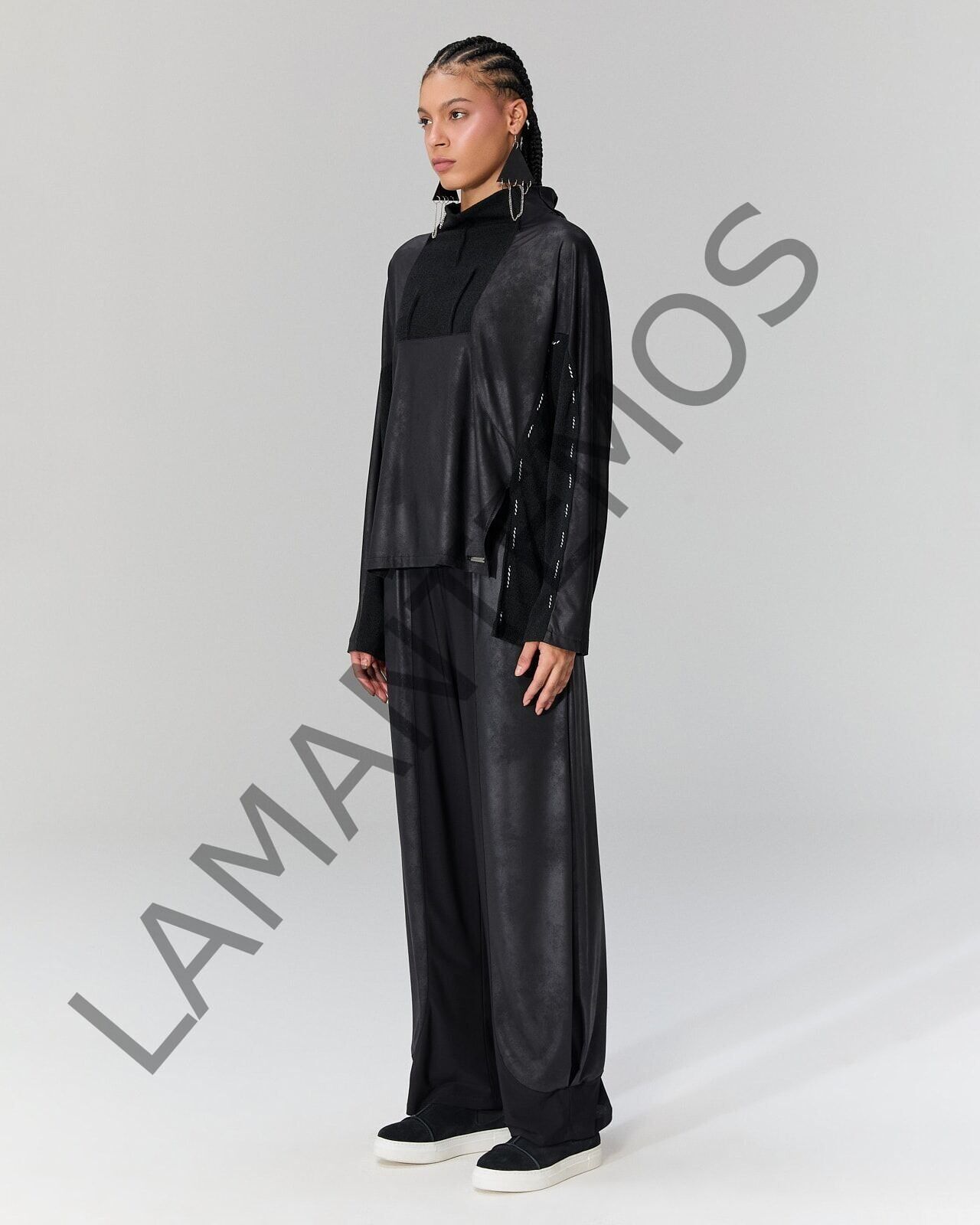 KOLİ BLUZ SİYAH - L