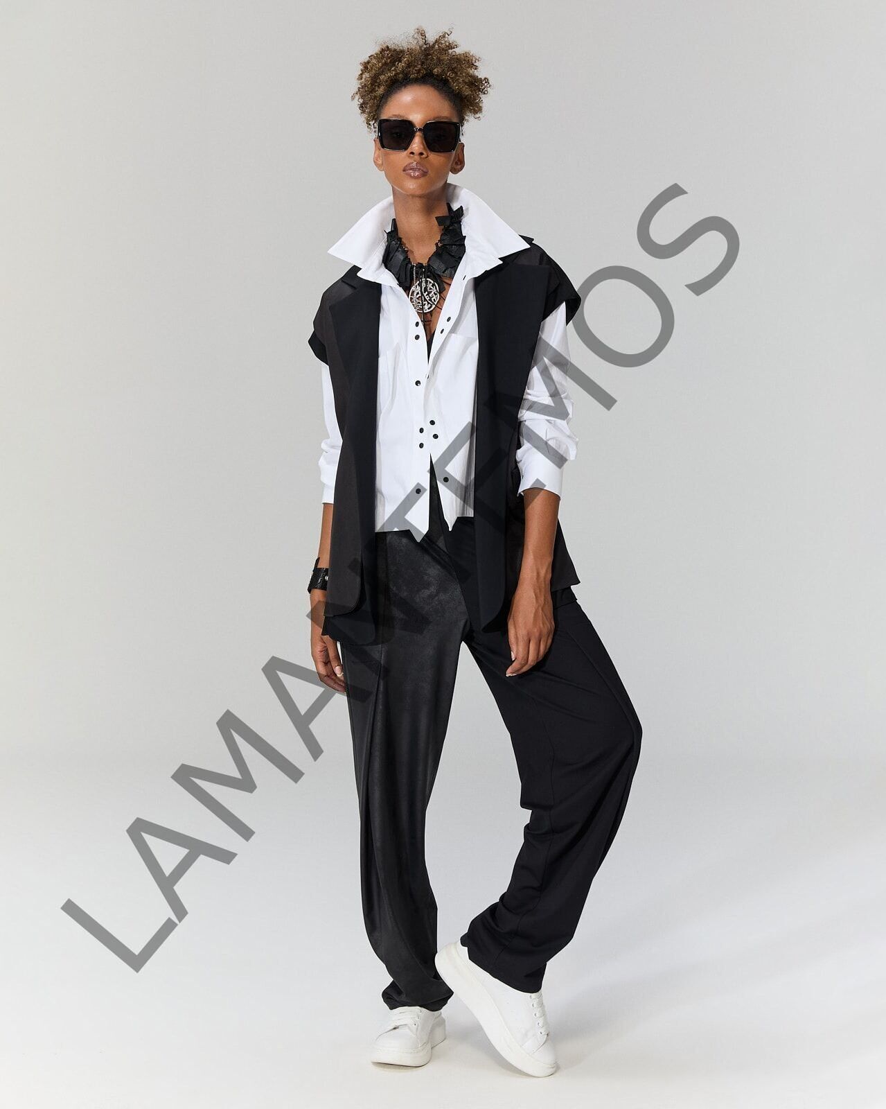 LOZA BLUZ SİYAH - M