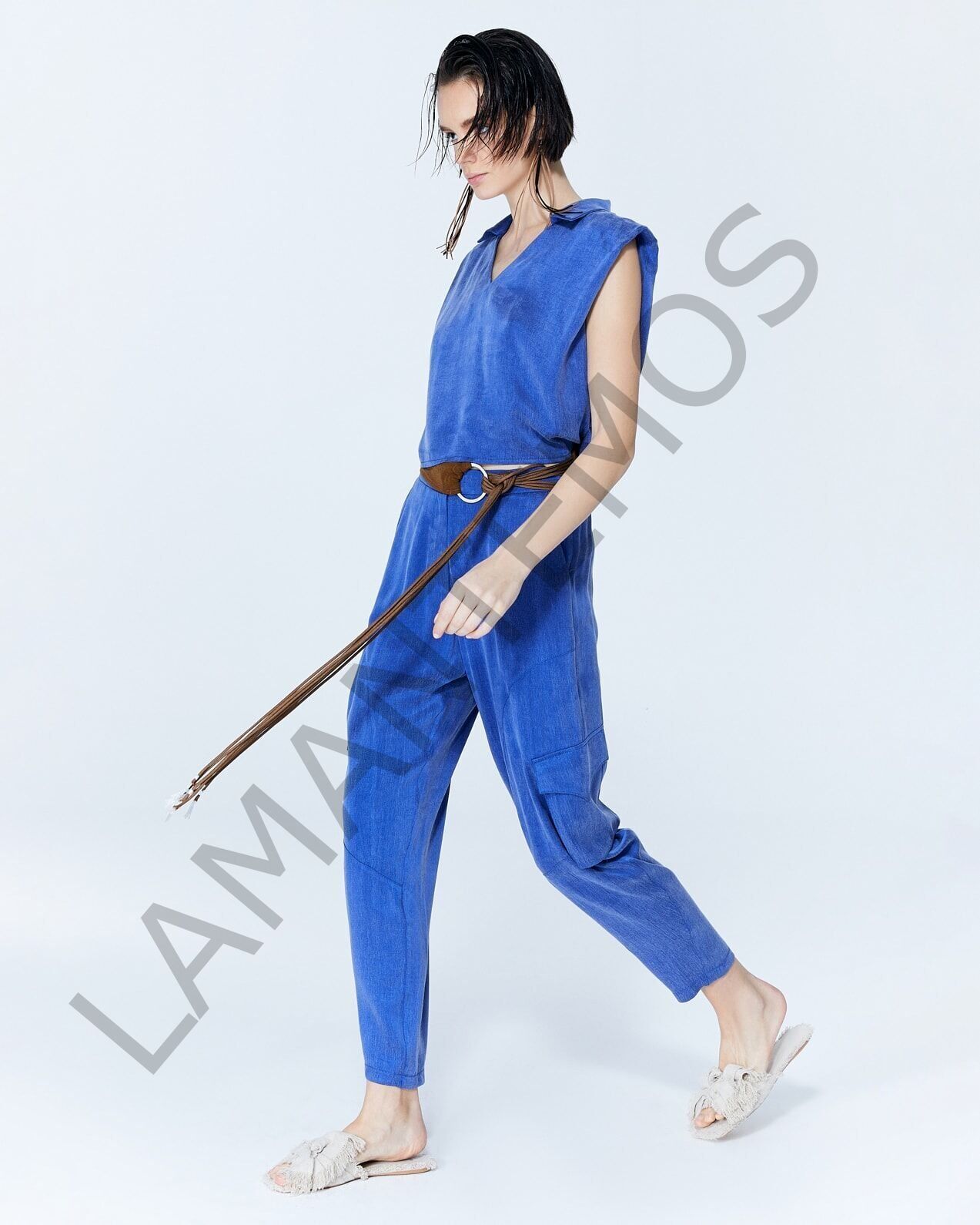 MİECİ BLUZ MAVİ - XL