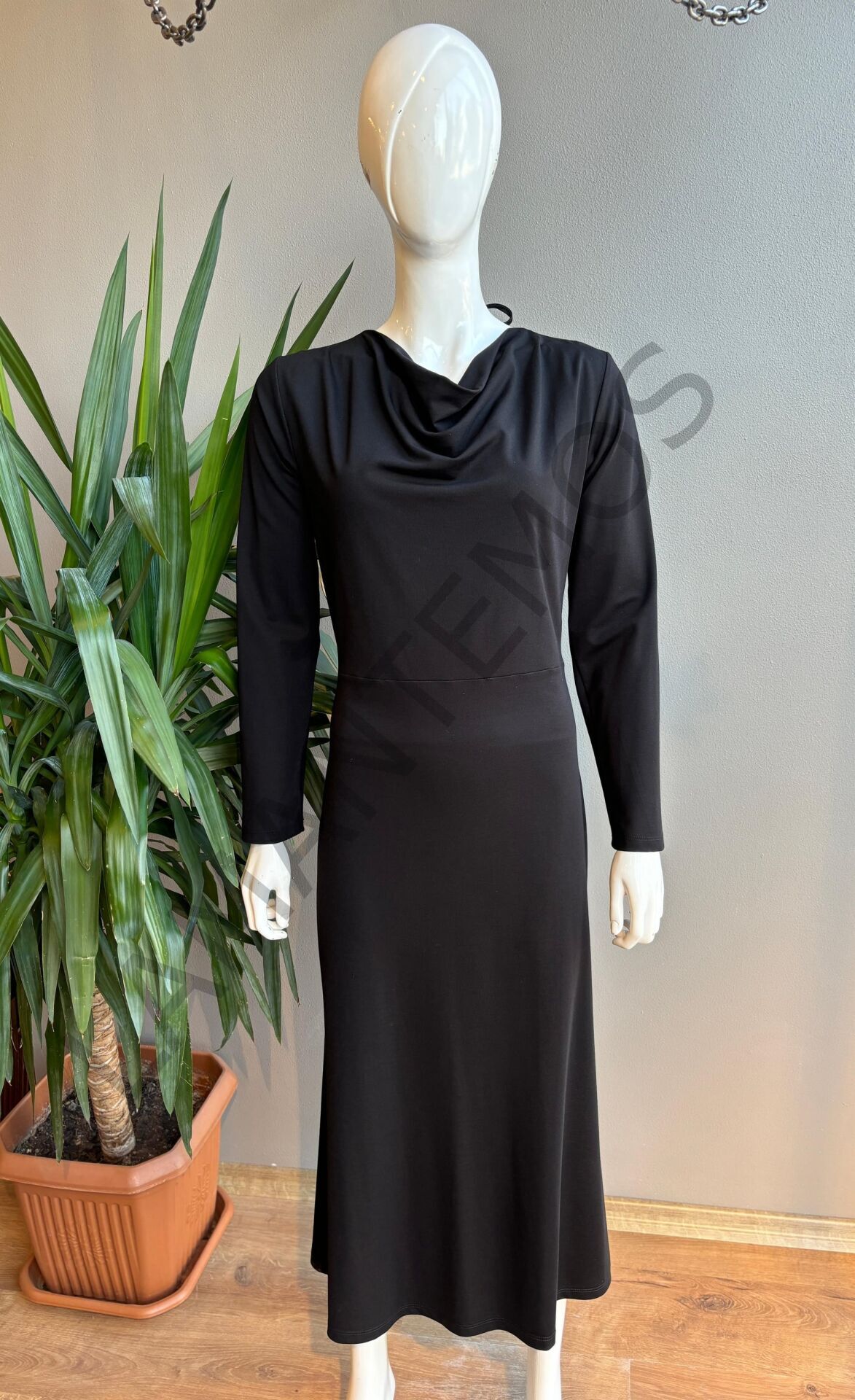 FYKİ ELBİSE SİYAH - XL