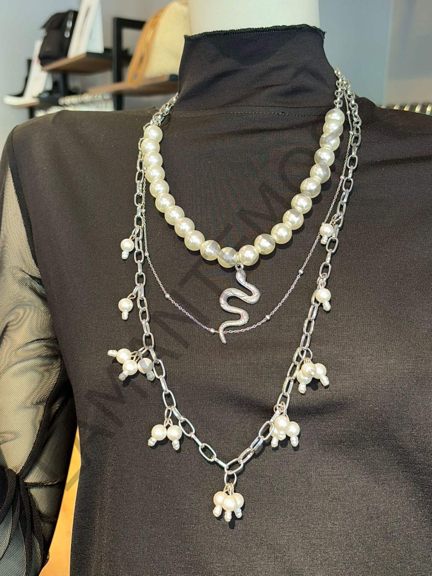 SOVU KOLYE BEYAZ - STD