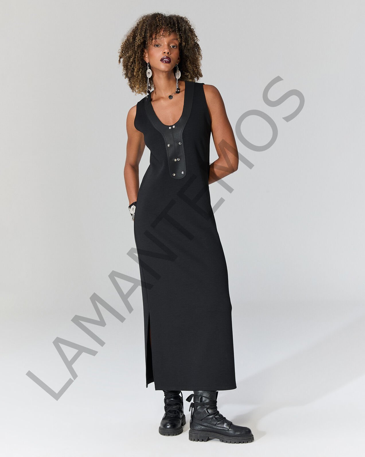 POYN ELBİSE SİYAH - XL