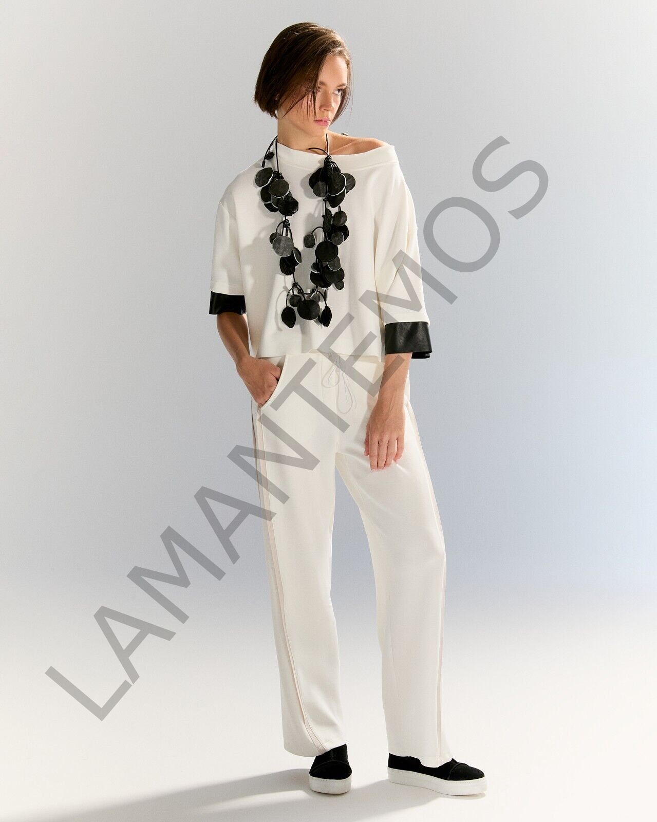 LYRA PANTOLON BEYAZ - XL