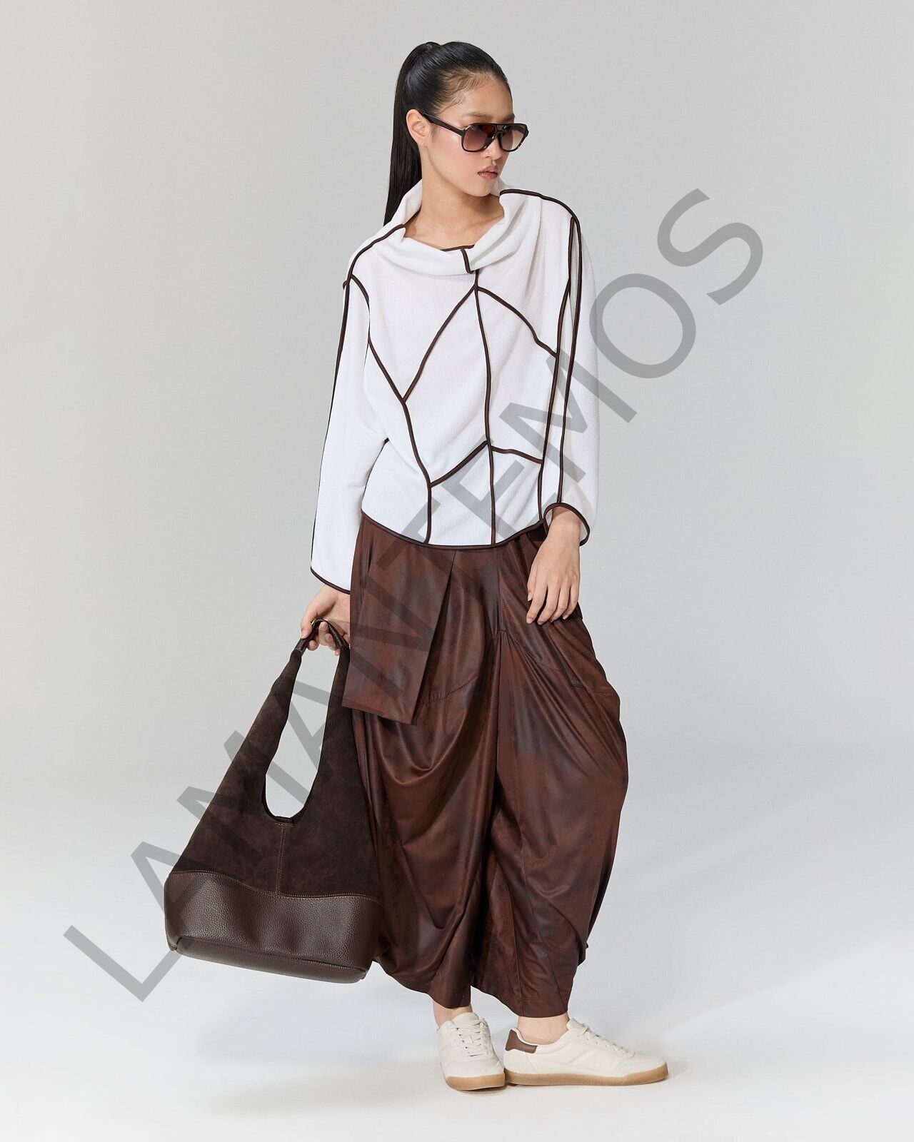 ASKA BLUZ BORDO - XL