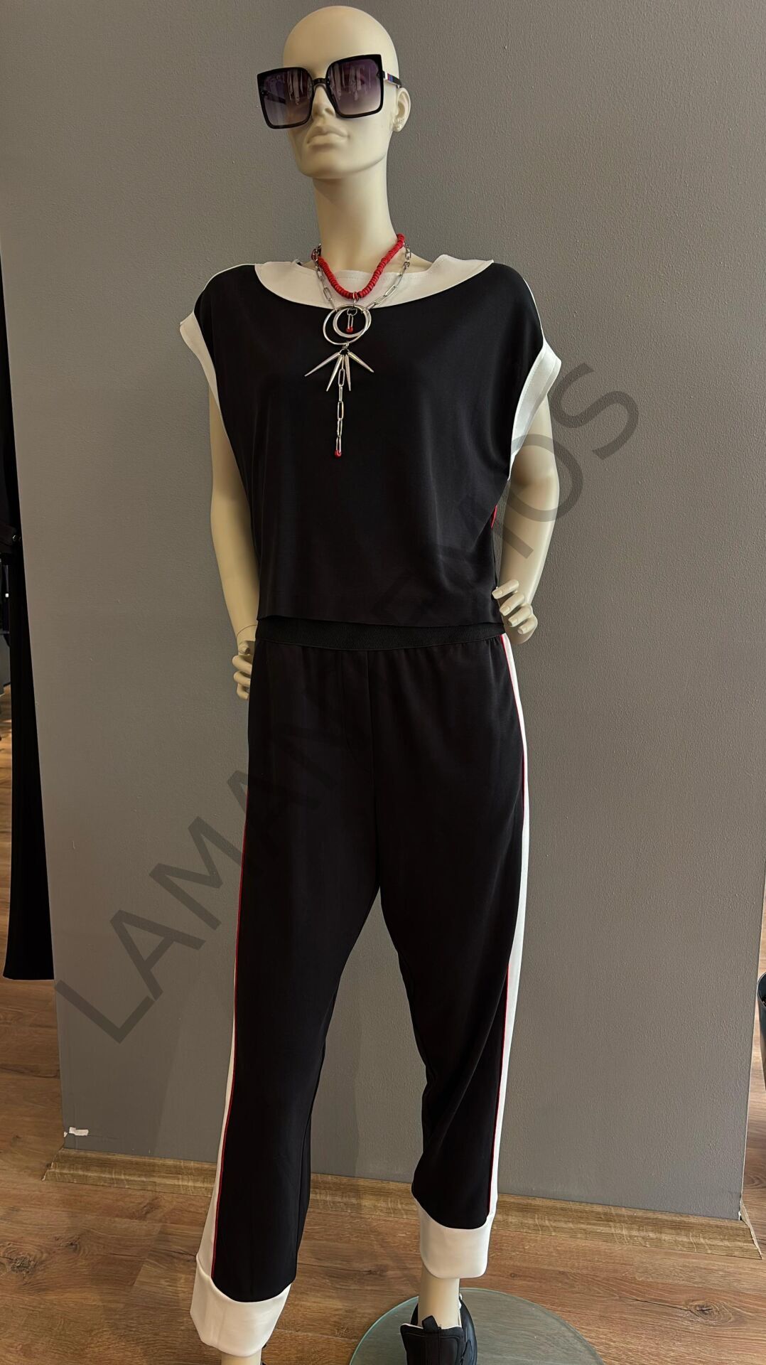 FAOL PANTOLON SİYAH - S