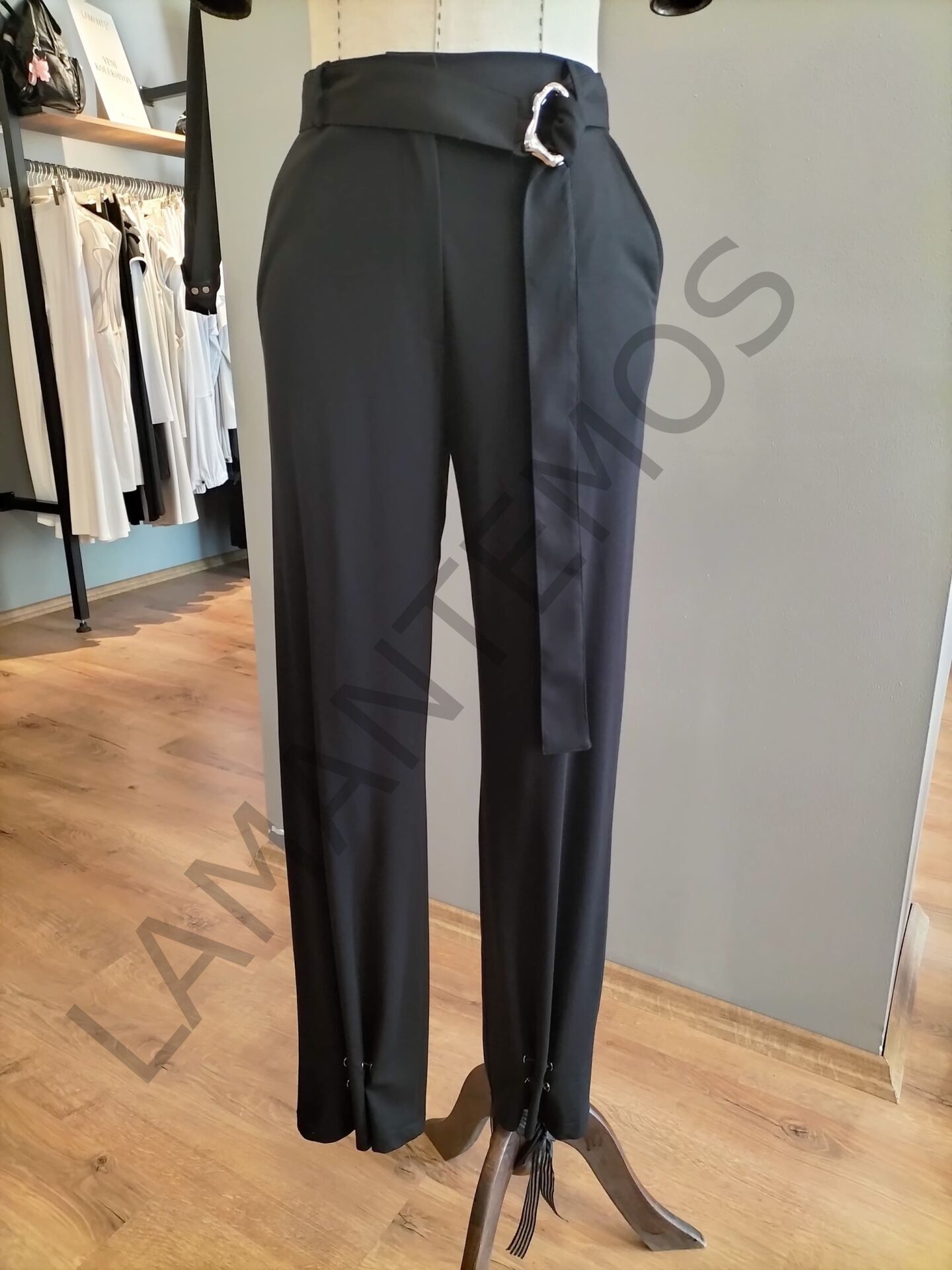 KALİL PANTOLON SİYAH - M