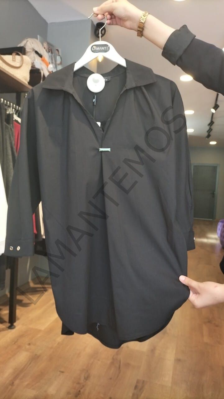 NAZA GÖMLEK STD - SİYAH