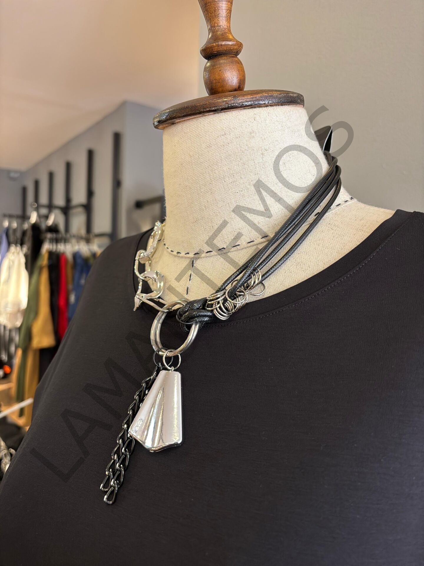 OMMA KOLYE SİYAH - STD