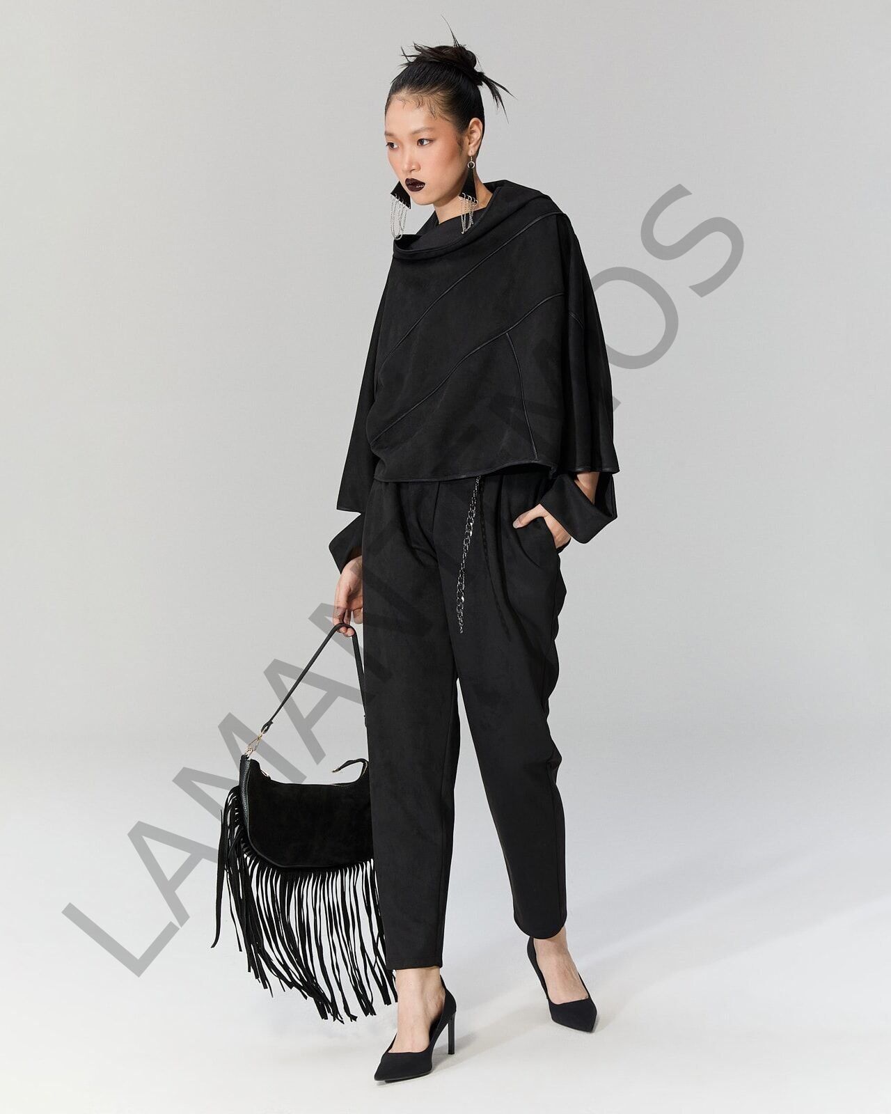 COME BLUZ SİYAH - XL