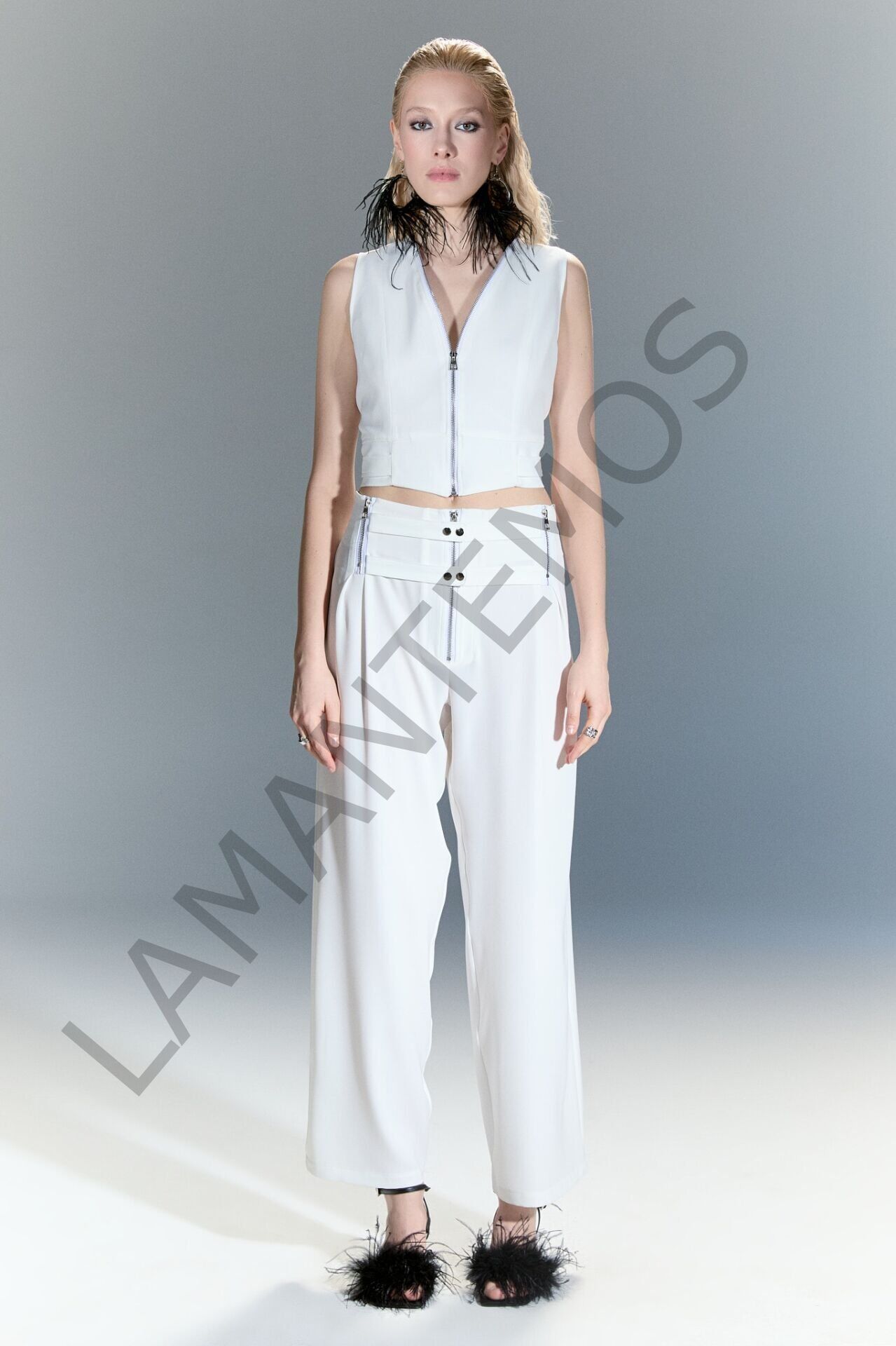 ITTİ YELEK BEYAZ - M