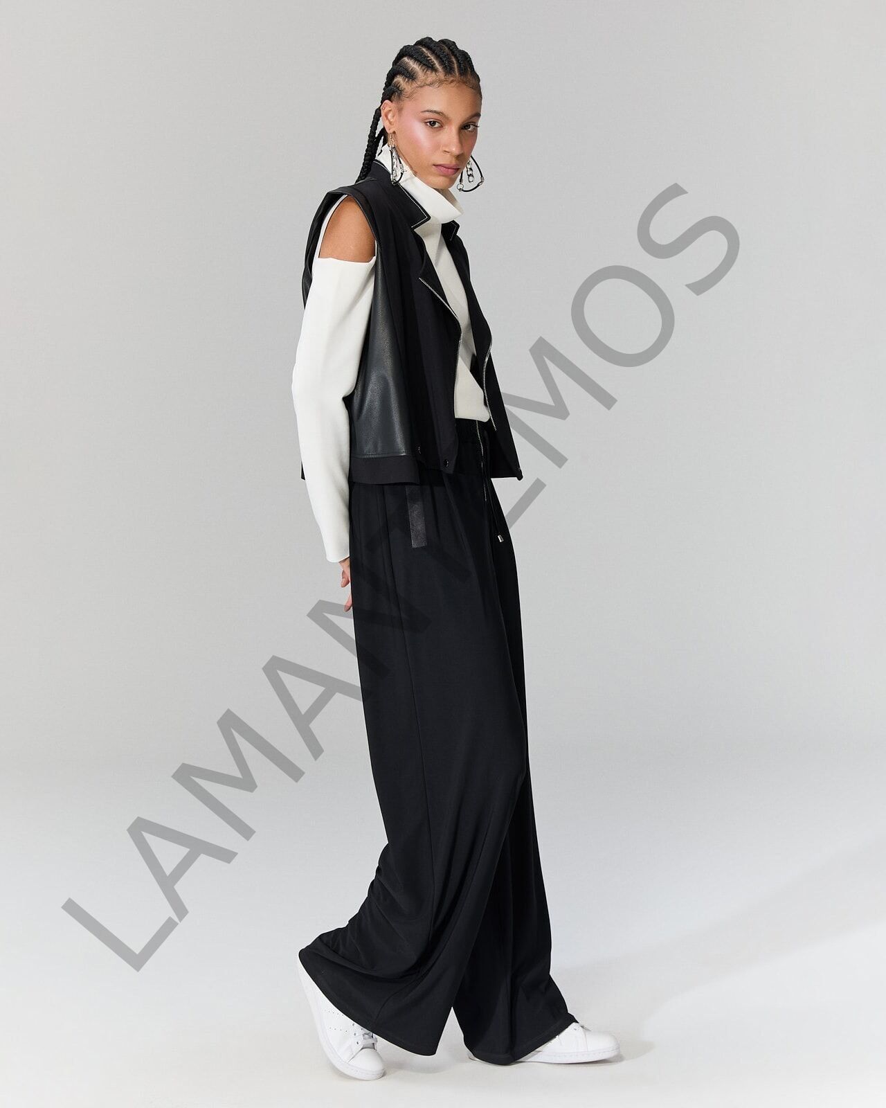 LUUMO PANTOLON SİYAH - M