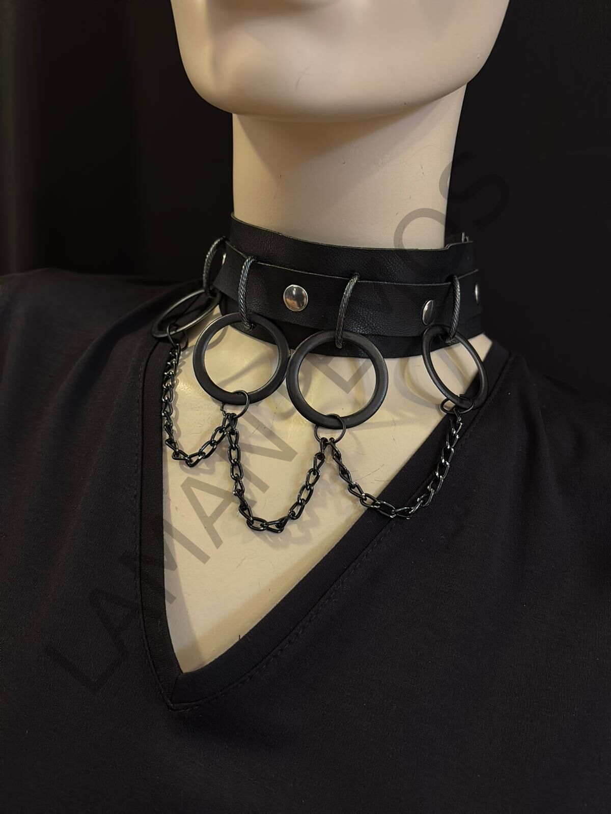 RİME KOLYE SİYAH - STD