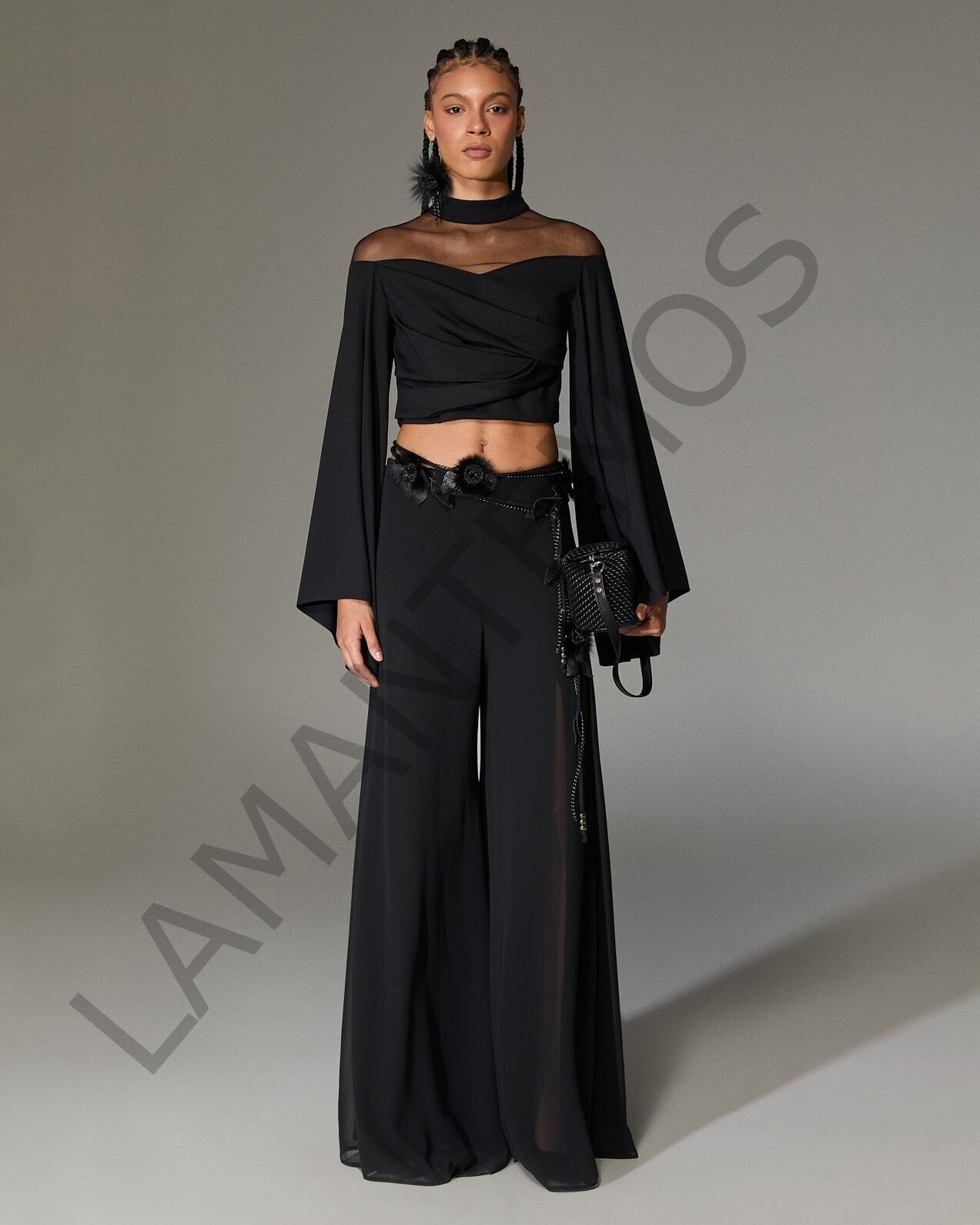 TYFE BLUZ SİYAH - XL