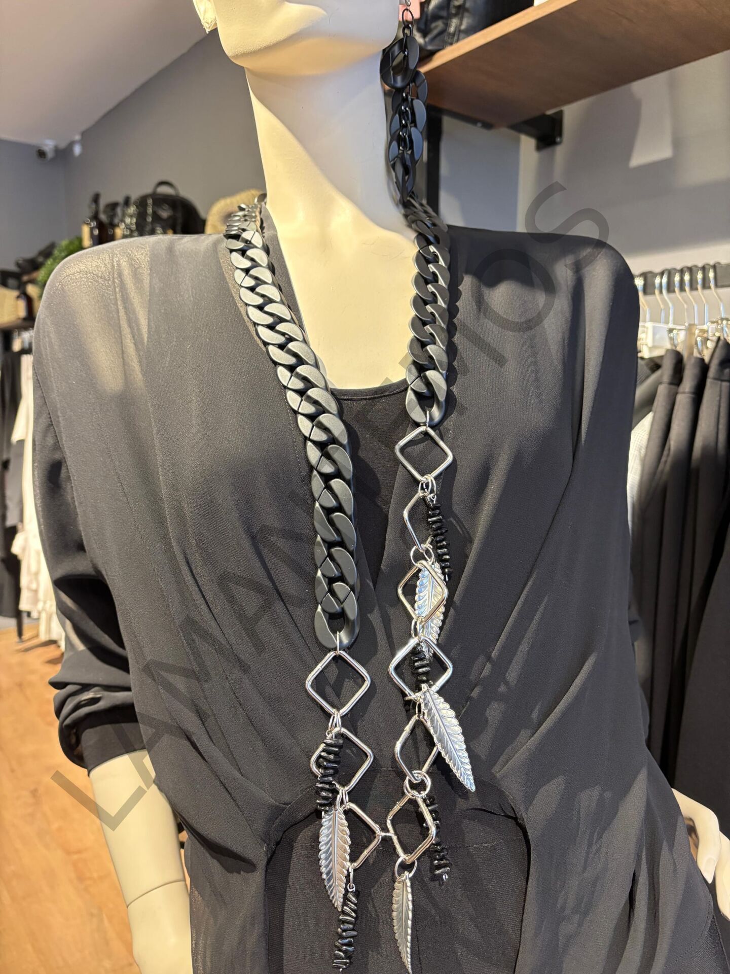 RİCİ KOLYE SİYAH - STD