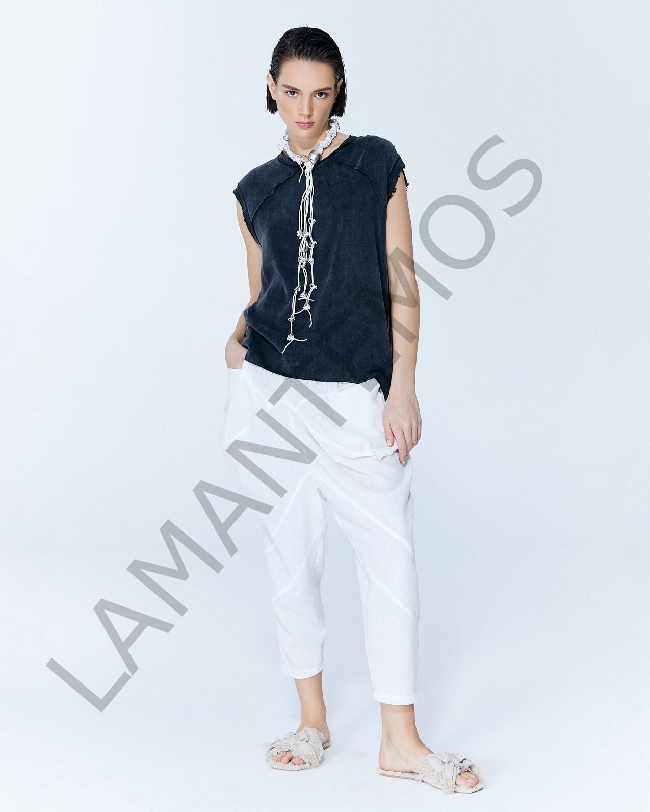 NUOZA BLUZ MAVİ - S