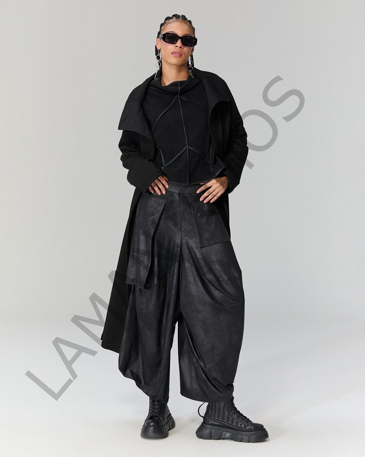 DİCU ŞALVAR SİYAH - XL