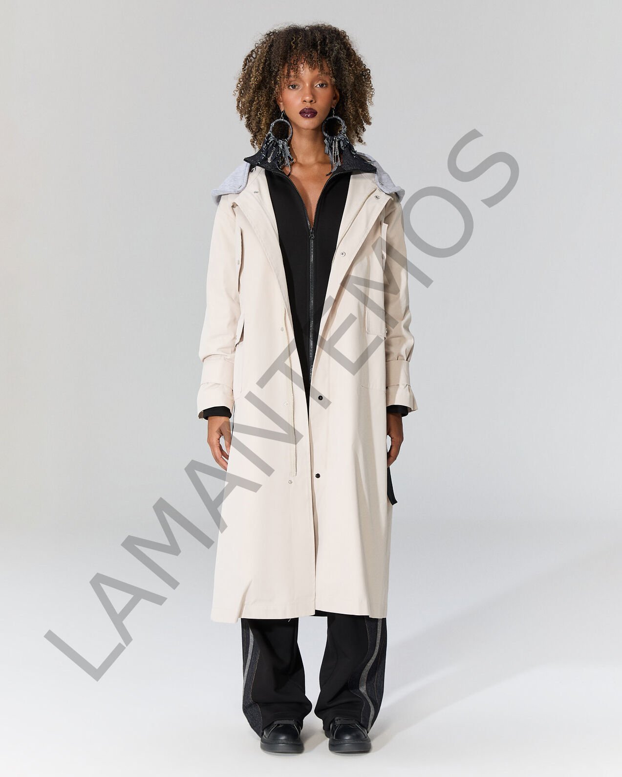 ROPİ TRENÇ BEJ - L