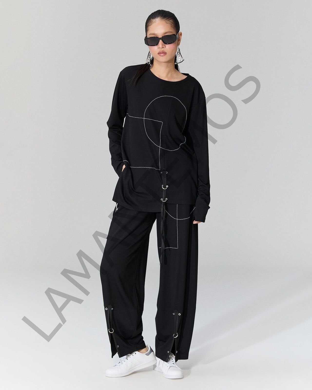 UNKA BLUZ SİYAH - L