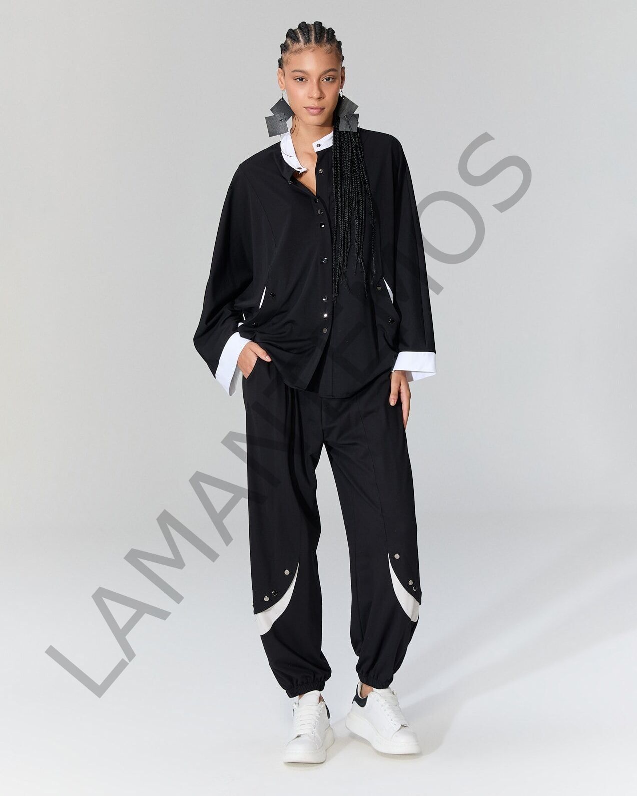 VİAN  BLUZ SİYAH - STD